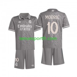 Kit Enfant Maillot Troisième Real Madrid Modric 10 2024-2025 à Manches Courtes
