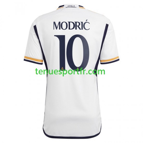 Homme Maillot Domicile Real Madrid Modric 10 2023-2024 à Manches Courtes