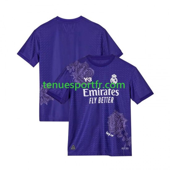 Homme Maillot Quatrième Real Madrid 2023-2024 Violet à Manches Courtes
