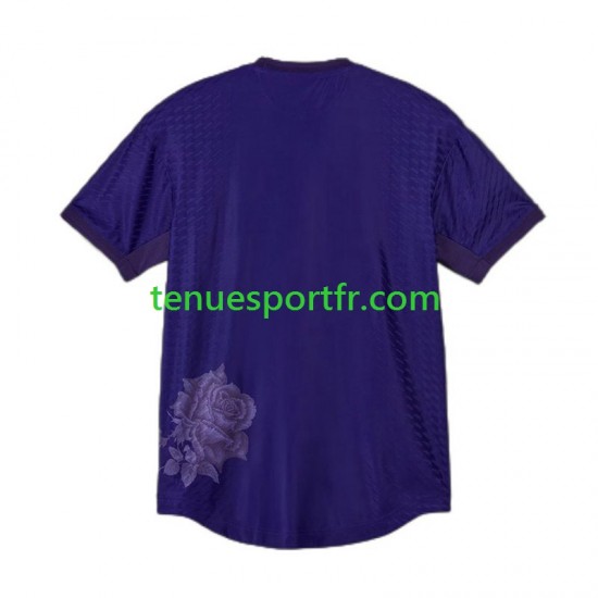 Homme Maillot Quatrième Real Madrid 2023-2024 Violet à Manches Courtes
