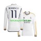 Homme Maillot Domicile Real Madrid Rodrygo Goes 11 2023-2024 à Manches Longues