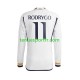 Homme Maillot Domicile Real Madrid Rodrygo Goes 11 2023-2024 à Manches Longues