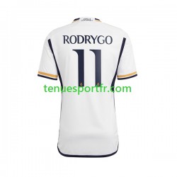 Homme Maillot Domicile Real Madrid Rodrygo Goes 11 2023-2024 à Manches Courtes