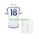 Kit Enfant Maillot Domicile Real Madrid TCHOUAMENI 18 2023-2024 à Manches Courtes