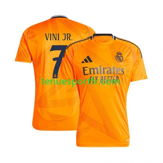 Homme Maillot Extérieur Real Madrid VINI JR 7 2024-2025 à Manches Courtes