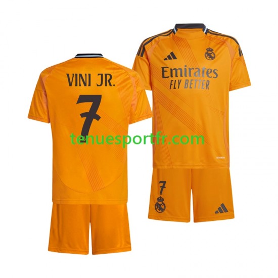 Kit Enfant Maillot Extérieur Real Madrid VINI JR 7 2024-2025 à Manches Courtes