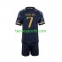 Kit Enfant Maillot Extérieur Real Madrid Vinicius Junior 7 2023-2024 à Manches Courtes