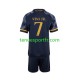 Kit Enfant Maillot Extérieur Real Madrid Vinicius Junior 7 2023-2024 à Manches Courtes