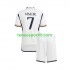 Kit Enfant Maillot Domicile Real Madrid Vinicius Junior 7 2023-2024 à Manches Courtes