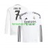 Homme Maillot Domicile Real Madrid Vinicius Junior 7 2024-2025 Blanc à Manches Longues