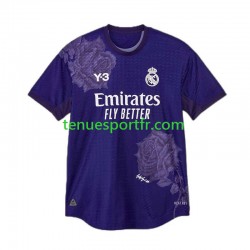 Homme Maillot Quatrième Real Madrid Vinicius Junior 7 Y-3 2023-2024 Violet à Manches Courtes