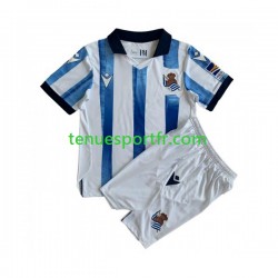 Kit Enfant Maillot Domicile Real Sociedad 2023-2024 à Manches Courtes