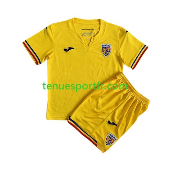 Kit Enfant Maillot Domicile Roumanie 2023 à Manches Courtes