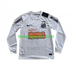 Homme Maillot Retro Domicile Santos FC Neymar JR 11 2011-2012 à Manches Longues