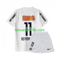 Kit Enfant Maillot Retro Domicile Santos FC Neymar JR 11 2011-2012 à Manches Courtes