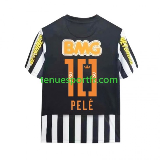 Homme Maillot Retro Extérieur Santos FC PELE 10 2011-2012 à Manches Courtes