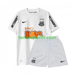Kit Enfant Maillot Retro Domicile Santos FC 2011-2012 à Manches Courtes