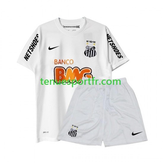 Kit Enfant Maillot Retro Domicile Santos FC 2011-2012 à Manches Courtes