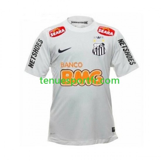 Homme Maillot Retro Domicile Santos FC 2011-2012 à Manches Courtes