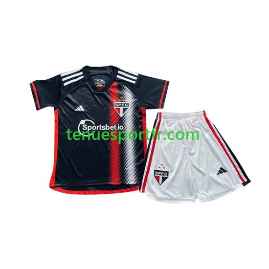 Kit Enfant Maillot Troisième São Paulo 2023-2024 à Manches Courtes