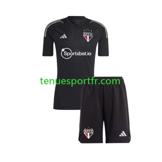 Kit Enfant Maillot Domicile São Paulo Gardien 2023-2024 à Manches Courtes