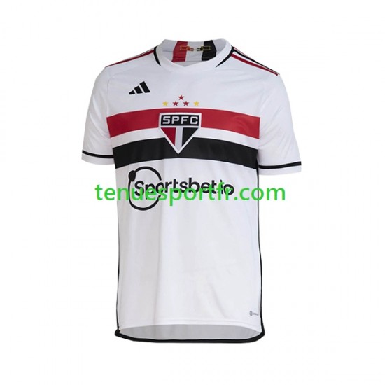 Homme Maillot Domicile São Paulo 2023 à Manches Courtes