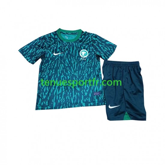 Kit Enfant Maillot Extérieur Arabie saoudite World Cup 2022 à Manches Courtes