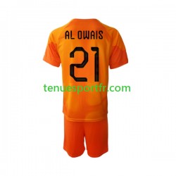 Kit Enfant Maillot Extérieur Arabie saoudite Gardien Mohammed Al-Owais 21 World Cup 2022 à Manches Courtes