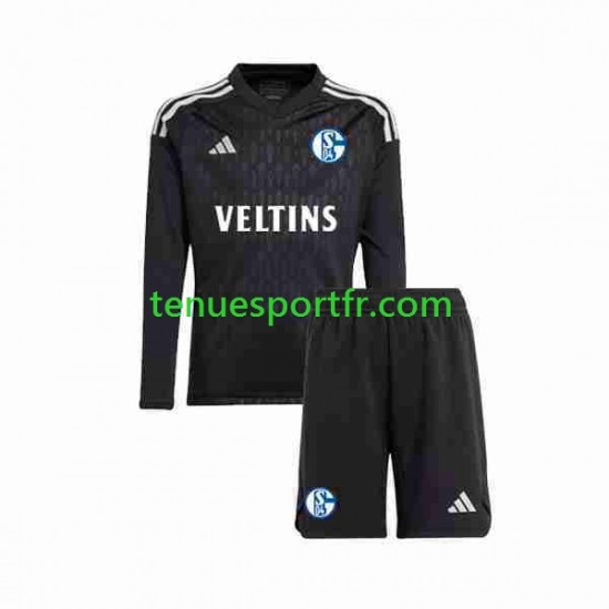 Kit Enfant Maillot Extérieur Schalke 04 Gardien 2023-2024 à Manches Longues