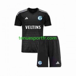 Kit Enfant Maillot Extérieur Schalke 04 Gardien 2023-2024 à Manches Courtes