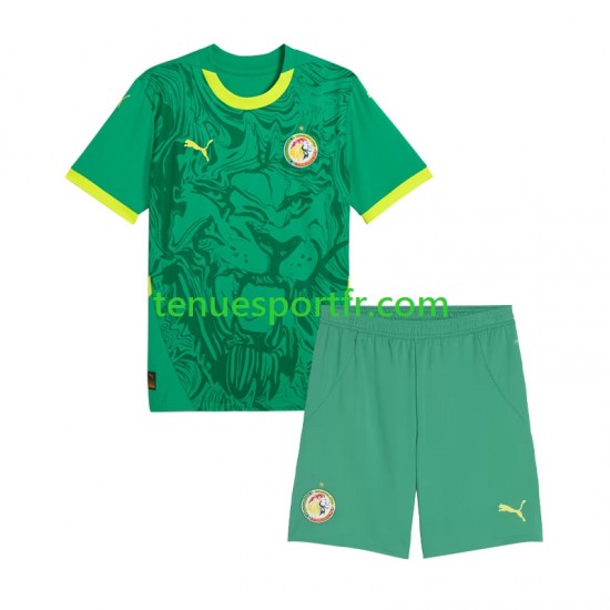 Kit Enfant Maillot Extérieur Sénégal 2025 à Manches Courtes