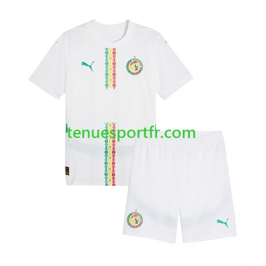 Kit Enfant Maillot Domicile Sénégal 2025 à Manches Courtes