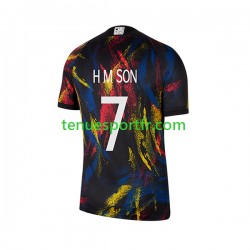 Homme Maillot Extérieur Corée du Sud Son Heung-min 7 World Cup 2022 à Manches Courtes