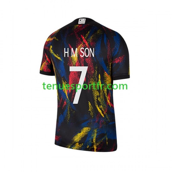 Homme Maillot Extérieur Corée du Sud Son Heung-min 7 World Cup 2022 à Manches Courtes