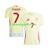 Homme Maillot Extérieur Espagne Alvaro Morata 7 Euro 2024 à Manches Courtes