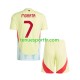 Kit Enfant Maillot Extérieur Espagne Alvaro Morata 7 Euro 2024 à Manches Courtes