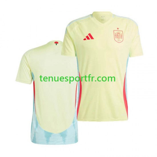 Homme Maillot Extérieur Espagne Euro 2024 à Manches Courtes
