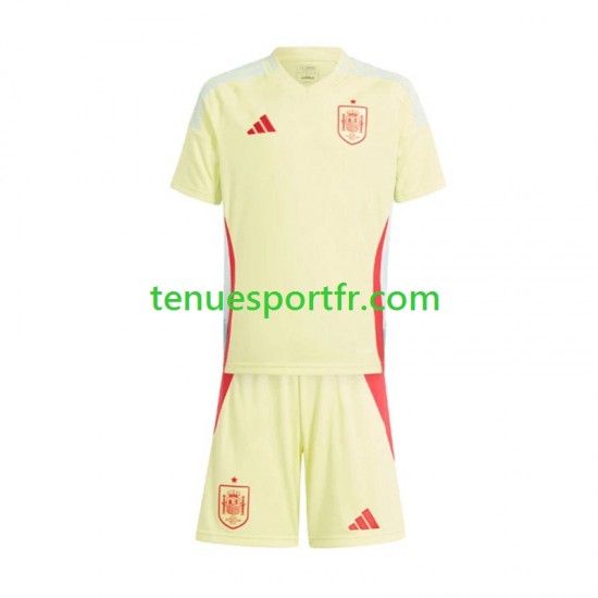 Kit Enfant Maillot Extérieur Espagne Euro 2024 à Manches Courtes