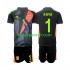 Kit Enfant Maillot Extérieur Espagne Gardien David Raya 1 Euro 2024 à Manches Courtes