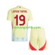 Kit Enfant Maillot Extérieur Espagne Lamine Yamal 19 Euro 2024 à Manches Courtes
