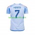 Homme Maillot Extérieur Espagne MORATA 7 World Cup 2022 à Manches Courtes
