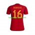 Homme Maillot Domicile Espagne RODRIGO 16 World Cup 2022 à Manches Courtes