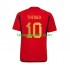Homme Maillot Domicile Espagne Thiago 10 World Cup 2022 à Manches Courtes