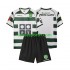 Kit Enfant Maillot Retro Domicile Sporting CP 2001 2003 à Manches Courtes