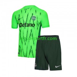 Kit Enfant Maillot Troisième Sporting CP 2024-2025 à Manches Courtes