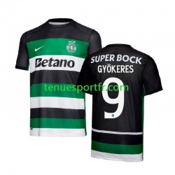 Homme Maillot Domicile Sporting CP Gyokeres 9 2024-2025 à Manches Courtes