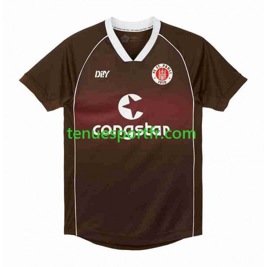 Homme Maillot Domicile St Pauli 2023-2024 à Manches Courtes