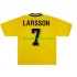 Homme Maillot Retro Domicile Suède Henrik Larsson 7 1994 à Manches Courtes