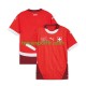 Homme Maillot Domicile Suisse Euro 2024 Rouge à Manches Courtes