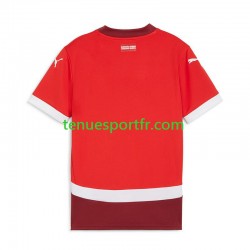 Homme Maillot Domicile Suisse Euro 2024 Rouge à Manches Courtes